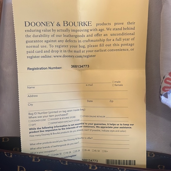 Dooney and Bourke crossbody - Picture 5 of 6